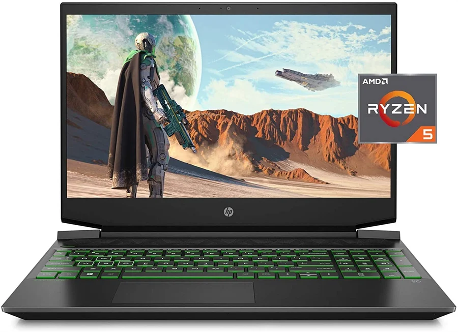 HP Pavilion Gaming Laptop 15-ec2xxx Ryzen 5 5600H GTX 1650 8GB 512GB SSD 15.6" 60Hz