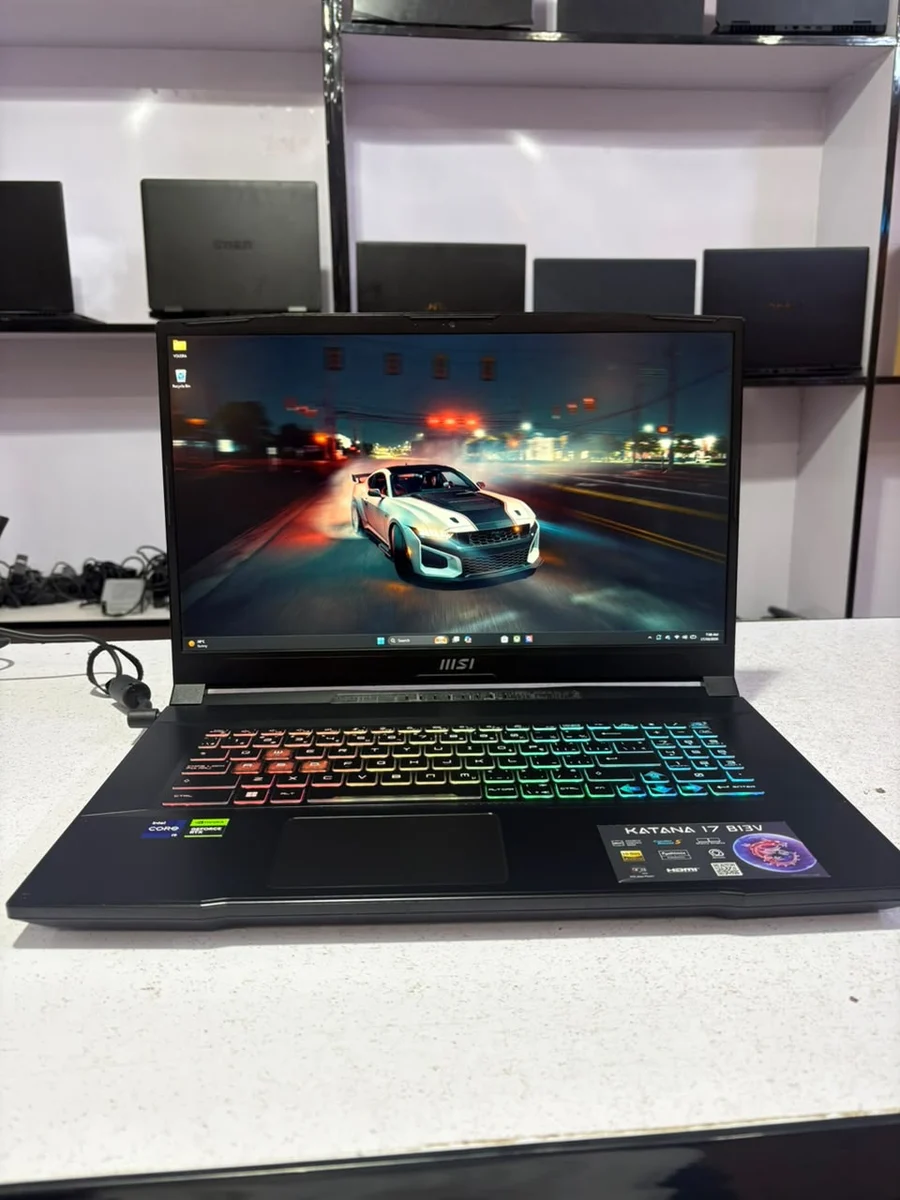 MSI Katana 17 | Intel Core i9-13900H (14 Cores / 20 Threads) | RTX 4060 8GB | 16GB DDR5 5200MT/s | 1TB NVMe SSD | FHD 144Hz | RGB Keyboard | Battery Health 73% | Condition 10/10 | Original Charger