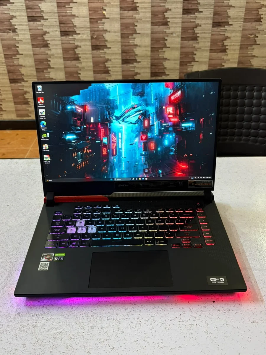 ASUS ROG Strix G15 Advantage Edition | Ryzen 9 5900HX | RTX 3060 6GB | 16GB RAM | 512GB SSD | FHD 240Hz | RGB Keyboard & Lighting | Original Charger
