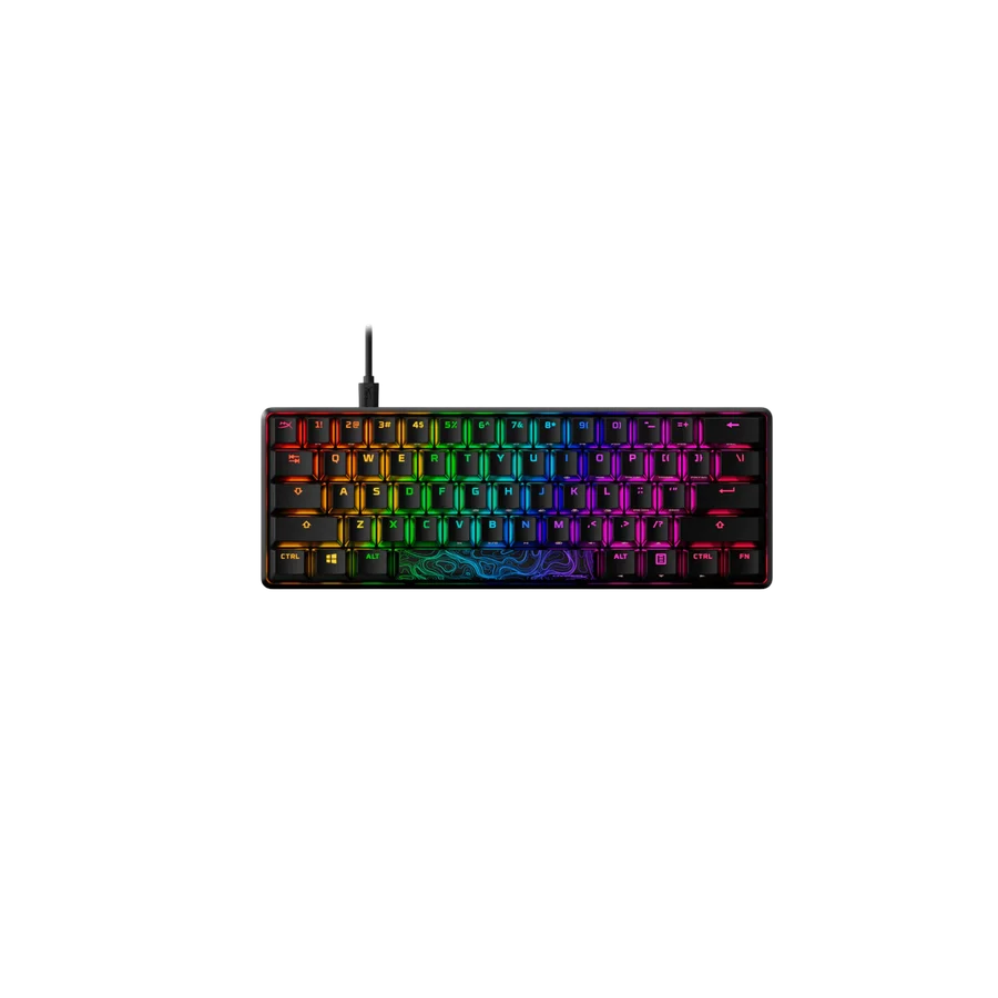 HyperX Alloy Origins 60 Mechanical Gaming Keyboard - 60% Compact Layout - RGB Backlit - Linear Mechanical Switches - Aluminum Body - Original - New | HyperX Alloy Origins 60 Keyboard - Best Price in Pakistan