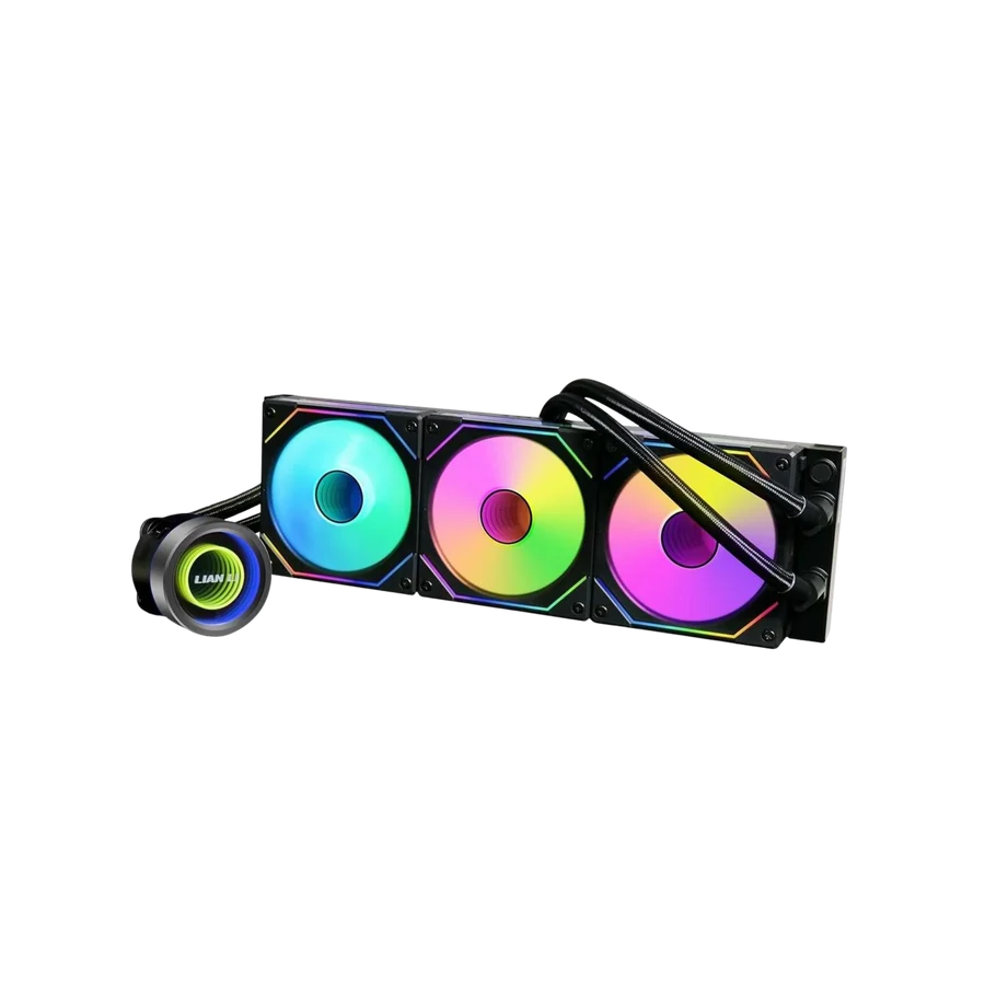 Lian Li Galahad II Trinity 360mm AIO Liquid CPU Cooler Black - Triple 120mm Radiator - High Performance Cooling System - RGB Pump Design - Original - New | Lian Li Galahad II 360mm AIO Cooler - Best Price in Pakistan
