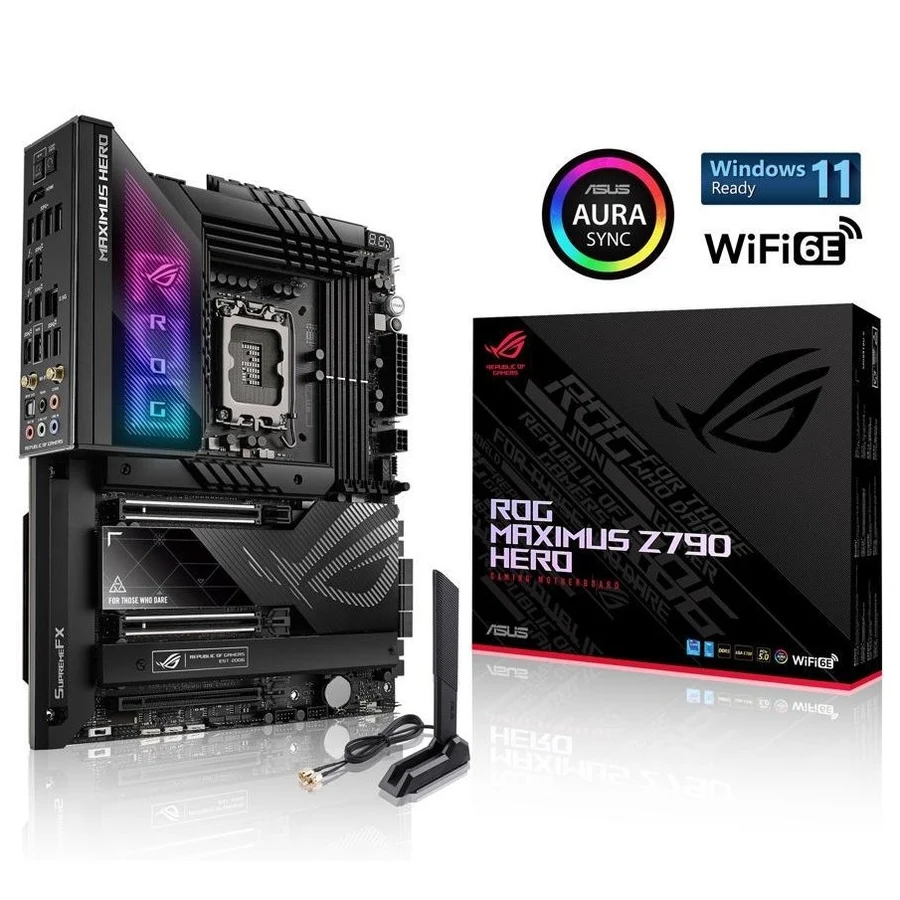 Asus Rog Maximus Z790 Hero Intel 13th 14th Gen ATX Motherboard - Black - New