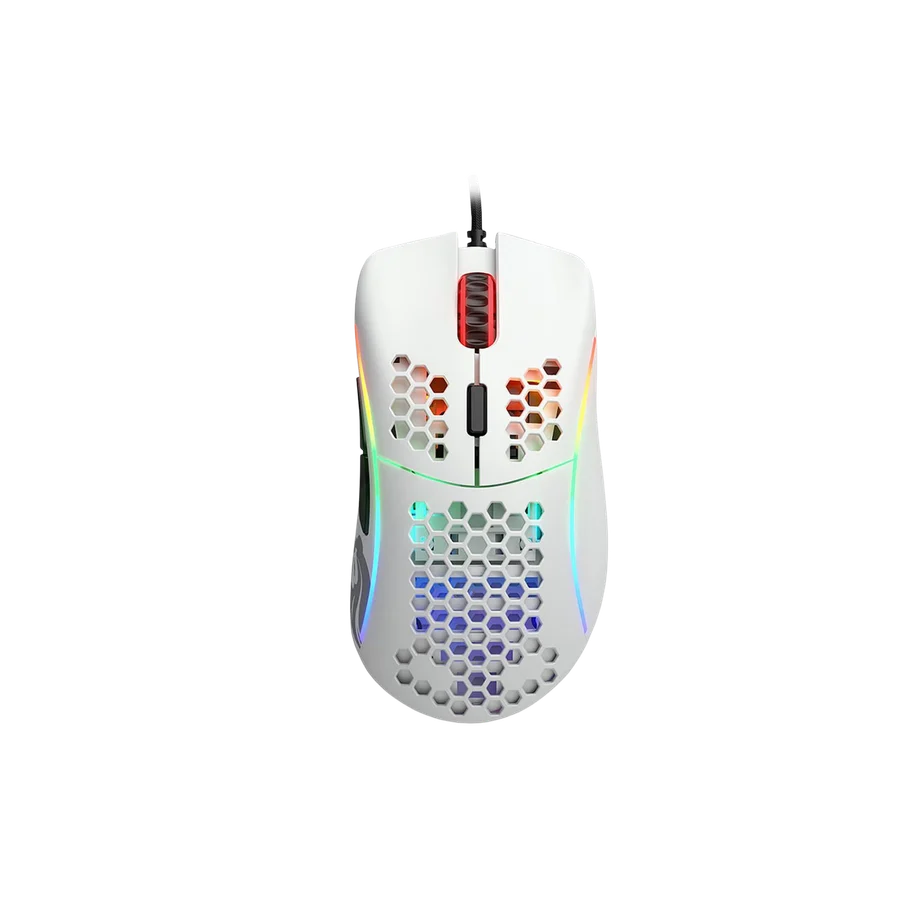 Glorious Model D Minus Wireless RGB Gaming Mouse (White)