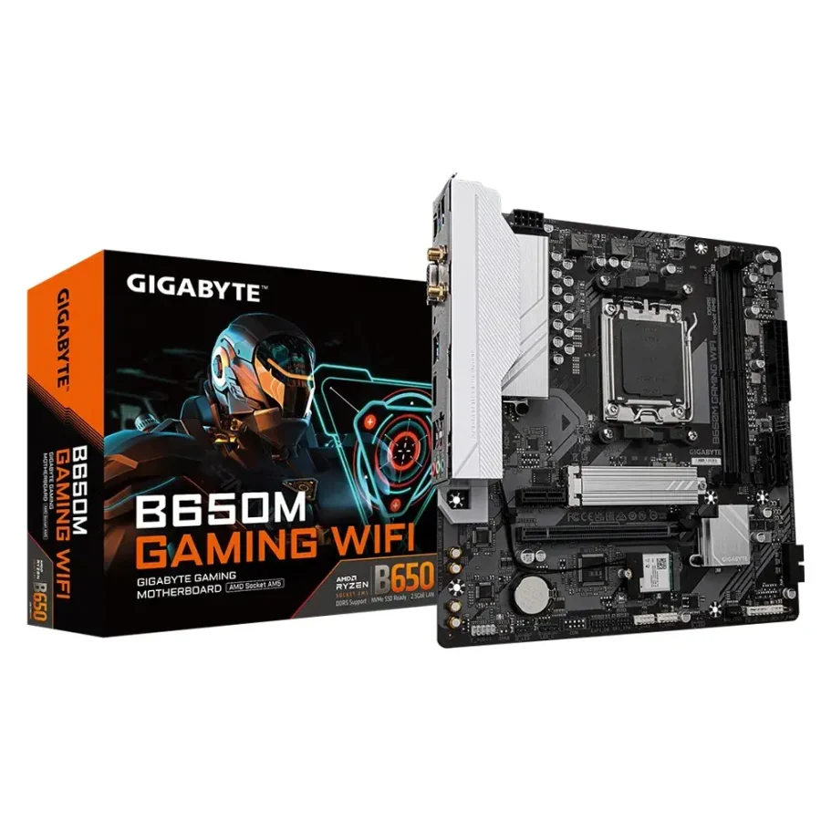 Gigabyte B650M Gaming Wifi DDR5 AMD AM5 microATX Motherboard - New