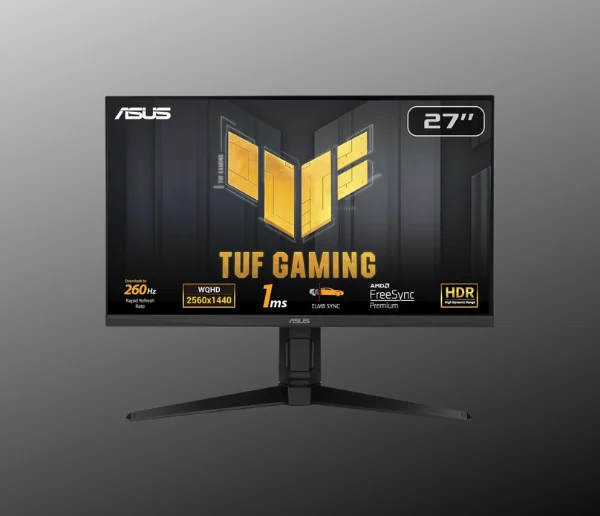 TUF Gaming VG27AQML1A 27″ QHD 260Hz 1ms Gaming Monitor