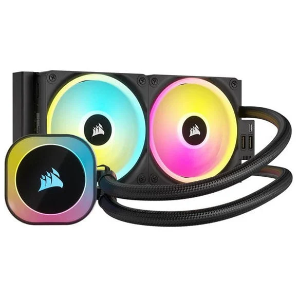 Corsair Hydro Series™ H100i RGB PLATINUM 240mm Liquid CPU Cooler
