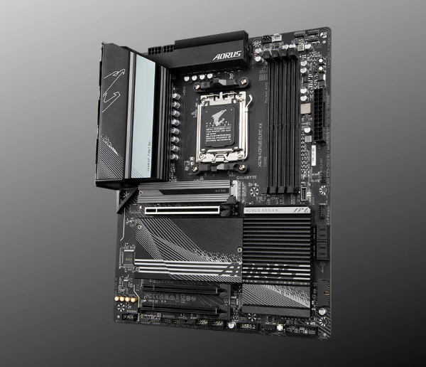 X670 AORUS ELITE AX – ATX (Wi-Fi 6E, DDR5)