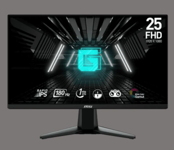 MSI G255F 24.5″ FHD 180Hz 1ms IPS Gaming Monitor